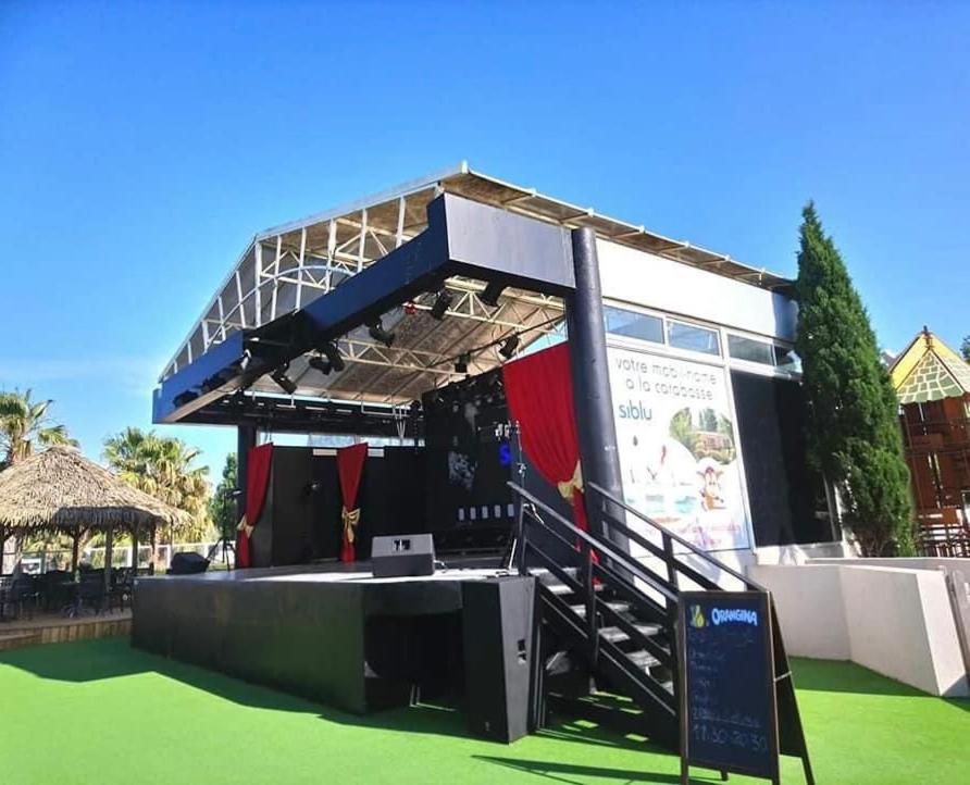 Mobilhome La Carabasse Vias Plage Bagian luar foto