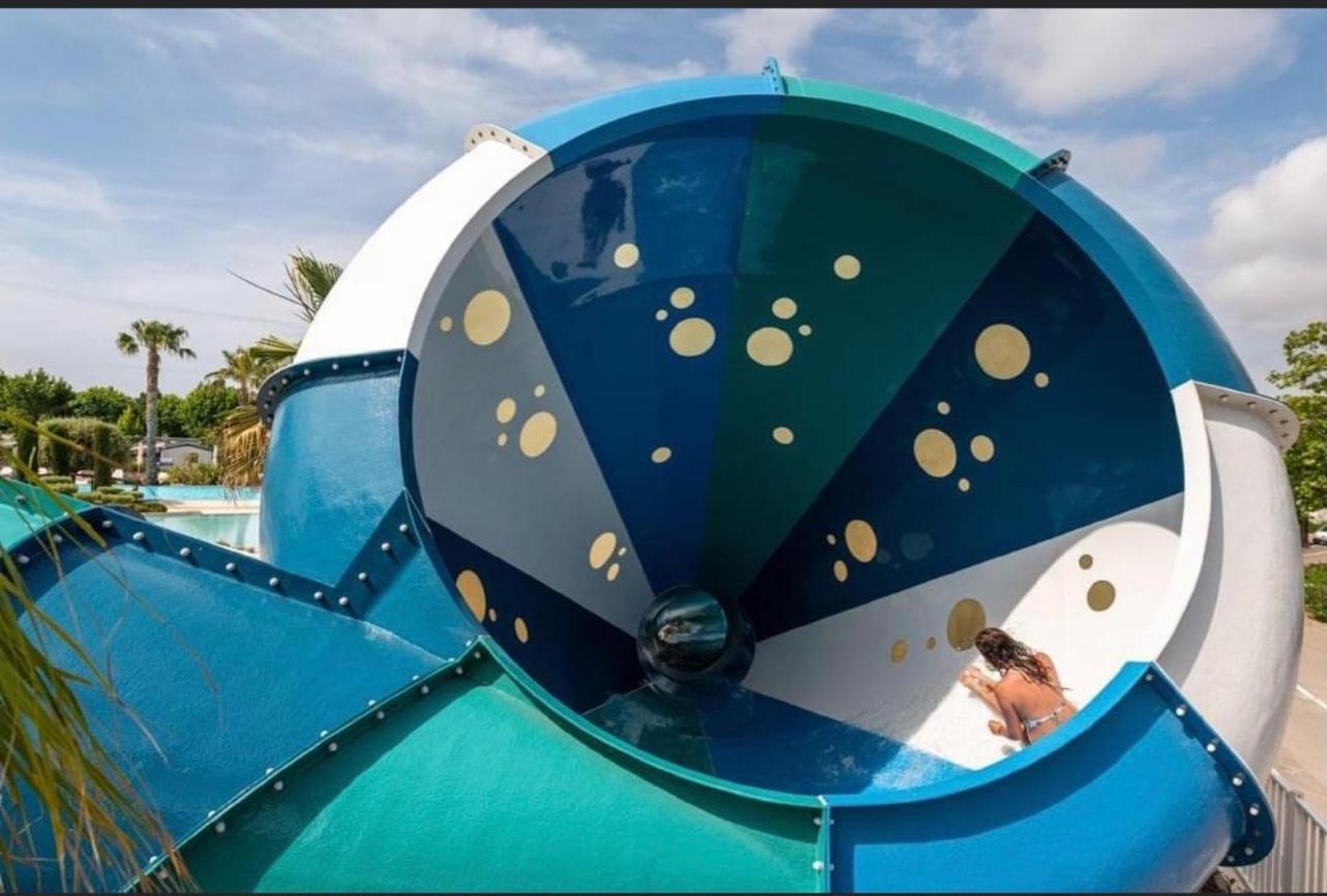 Mobilhome La Carabasse Vias Plage Bagian luar foto