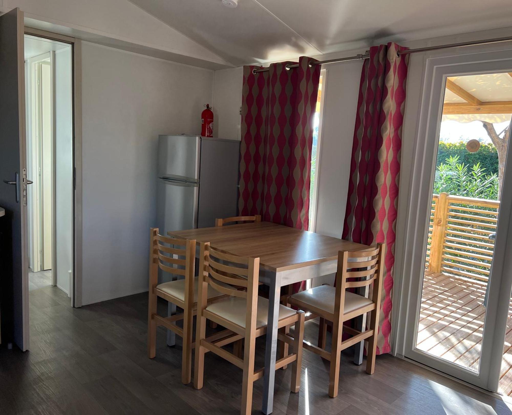 Mobilhome La Carabasse Vias Plage Bagian luar foto