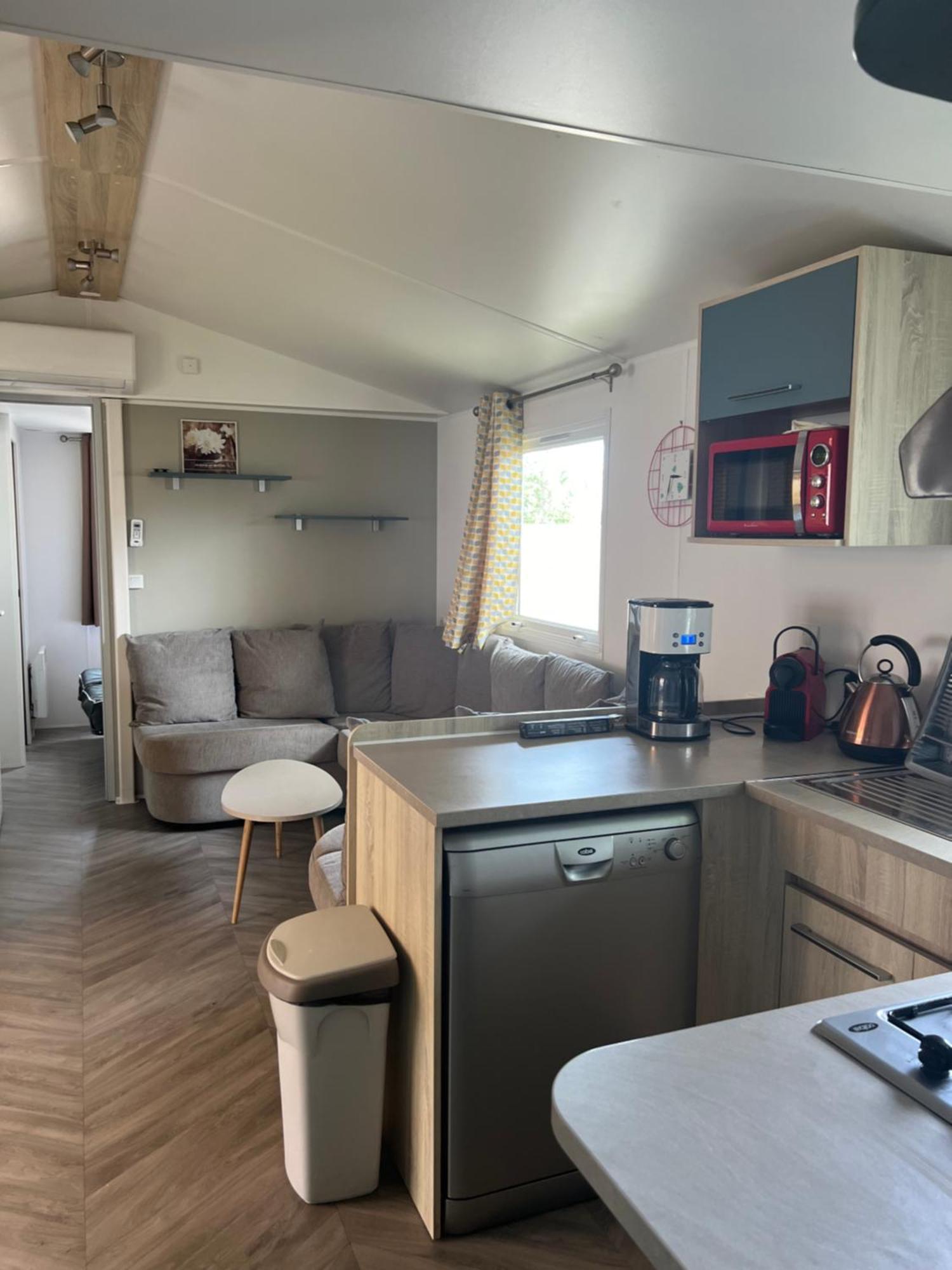 Mobilhome La Carabasse Vias Plage Bagian luar foto