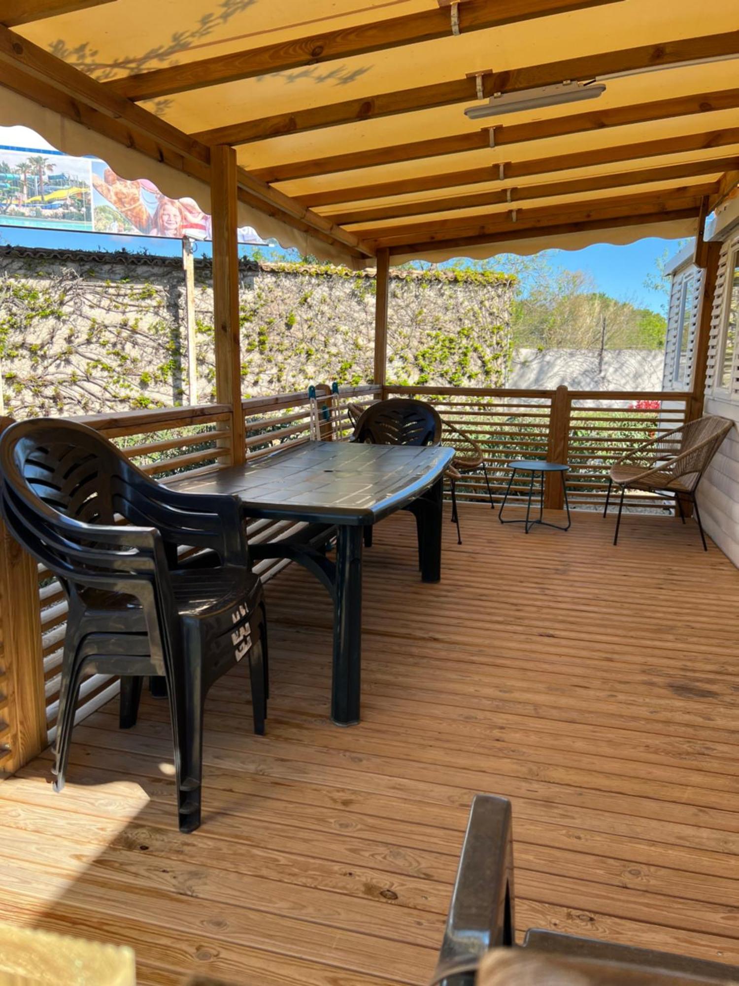 Mobilhome La Carabasse Vias Plage Bagian luar foto